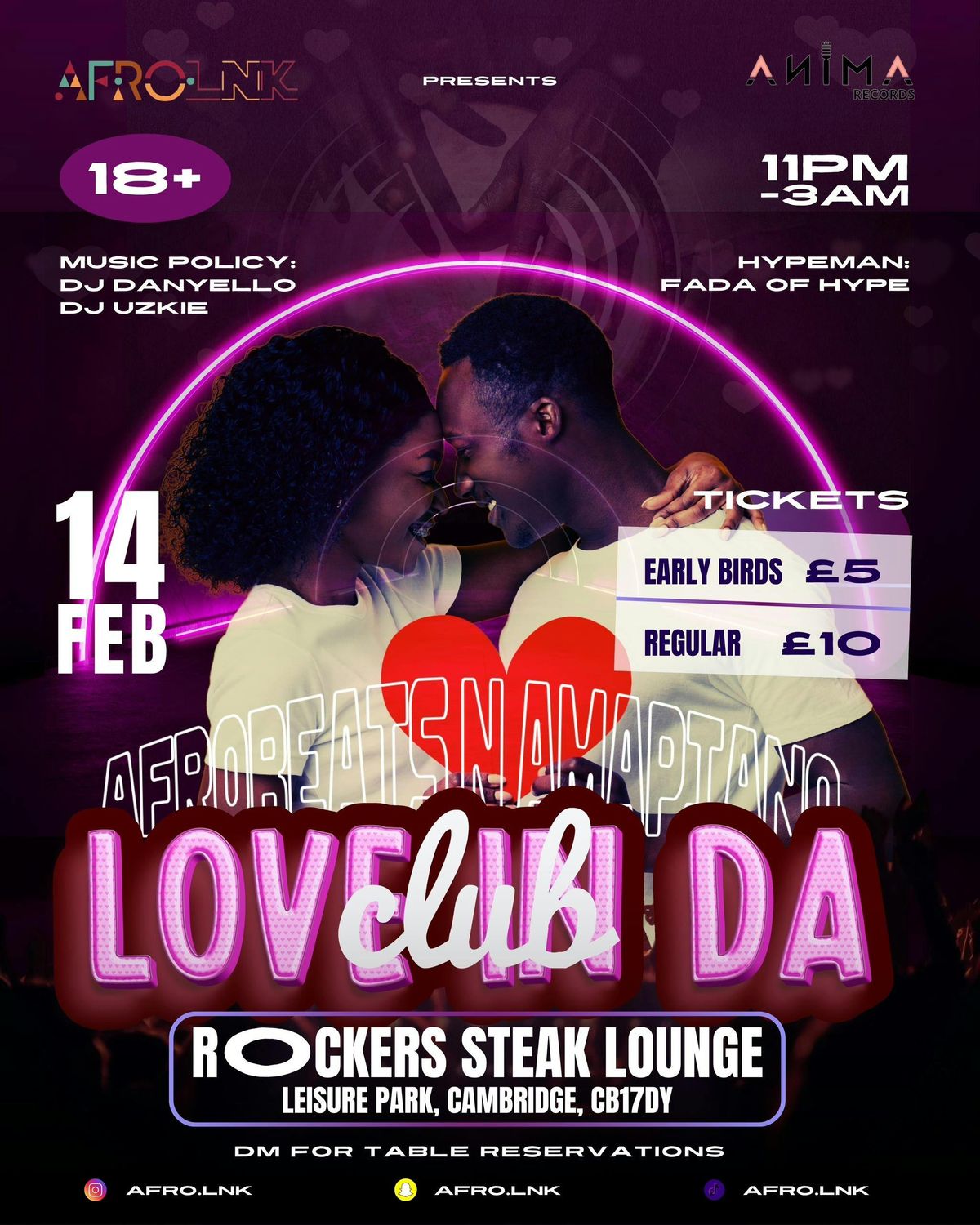 Afro Lnk present (Love in da club)