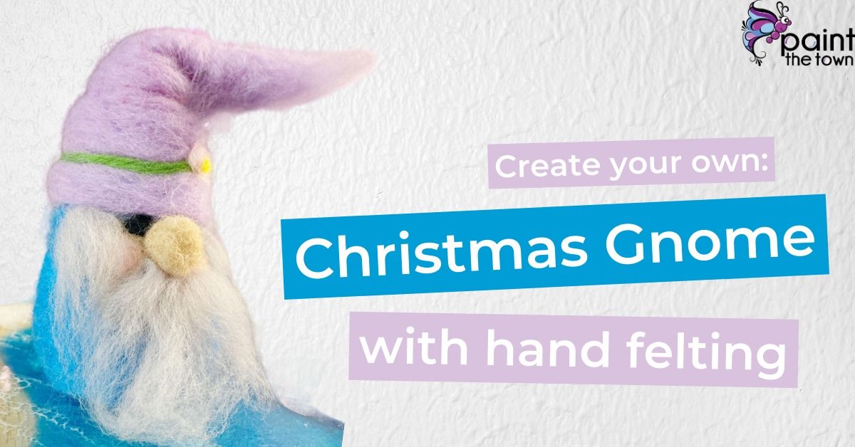 Make a needle felted Christmas gnome