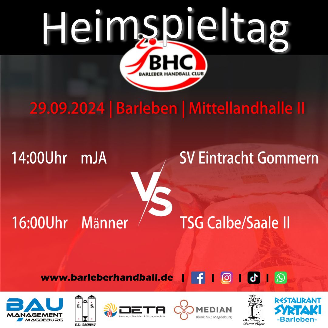 04. Heimspieltag des Barleber HC