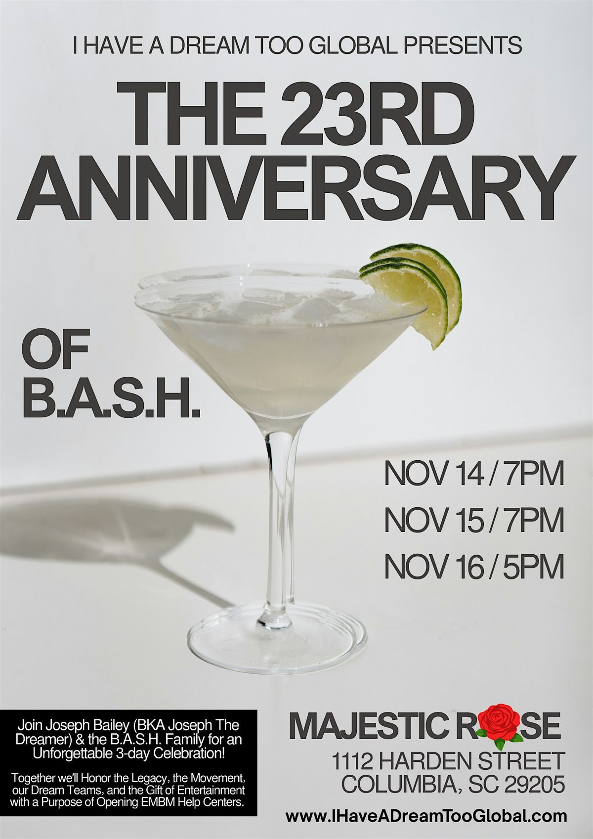 23rd Anniversary (3) Day Celebration of B.A.S.H.