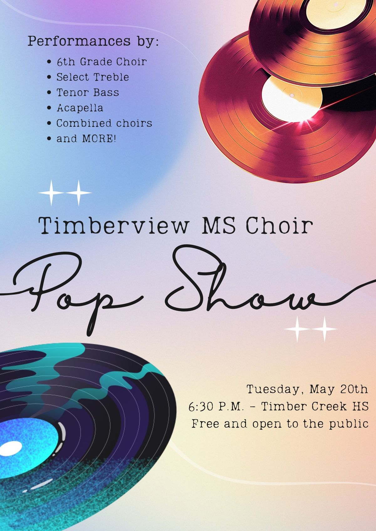 Pop Show - Timberview MS Choir