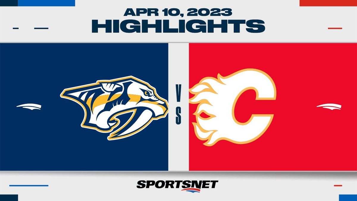 Nashville Predators at Calgary Flames