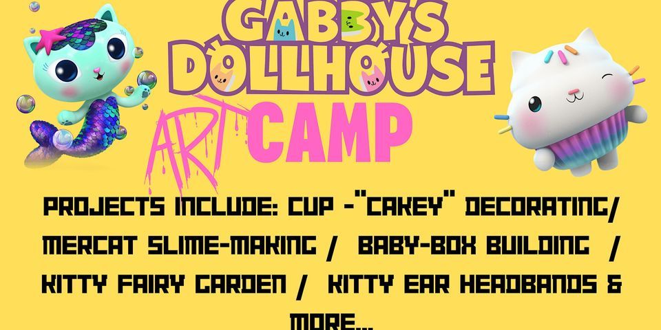 Gabbys Dollhouse Themed Art Camp, Fable Kids Creative Studio 1350 ...