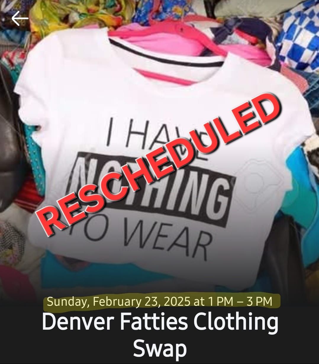 Denver Fatties Clothing Swap