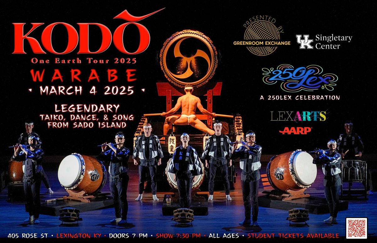 KODO \ud83c\uddef\ud83c\uddf5 One Earth Tour 2025: WARABE \u00b7 Lexington, KY