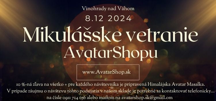 Mikul\u00e1\u0161ske vetranie AvatarShopu vo Vinohradoch nad V\u00e1hom