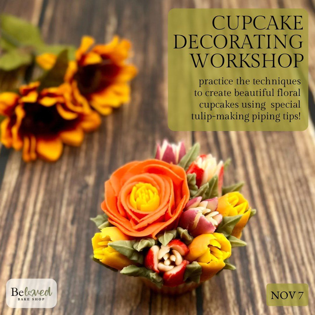 Fall Tulips Cupcake Decorating Workshop