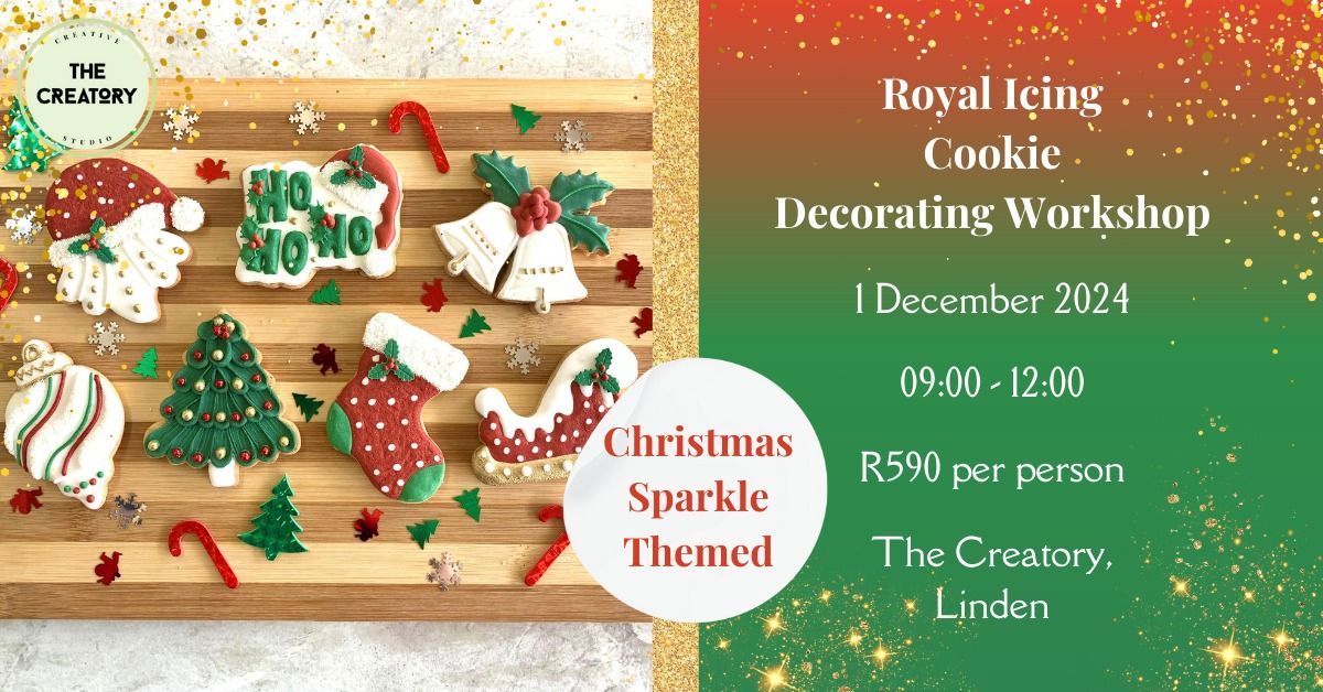 Royal Icing Cookie Decorating Workshop: Christmas Sparkle