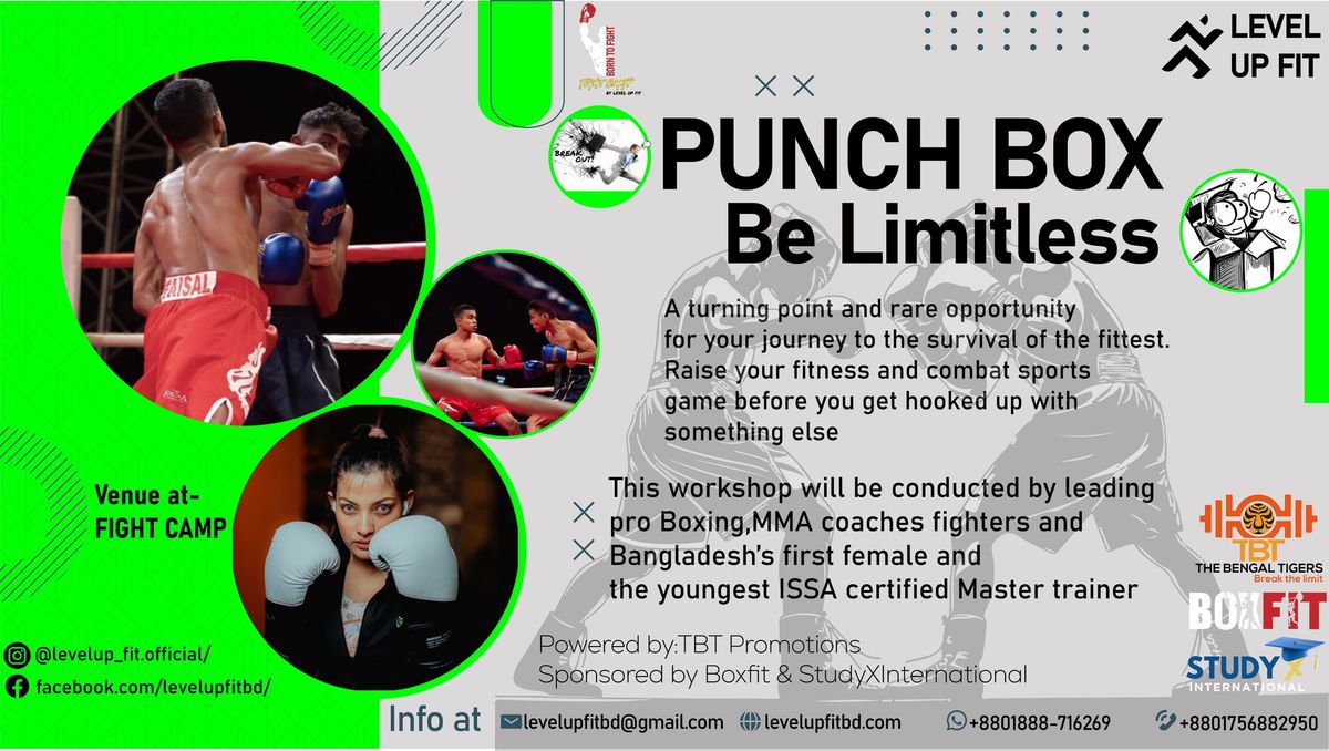 Punch Box-Be Limitless (Boxing,KB,MMA,Fitness)