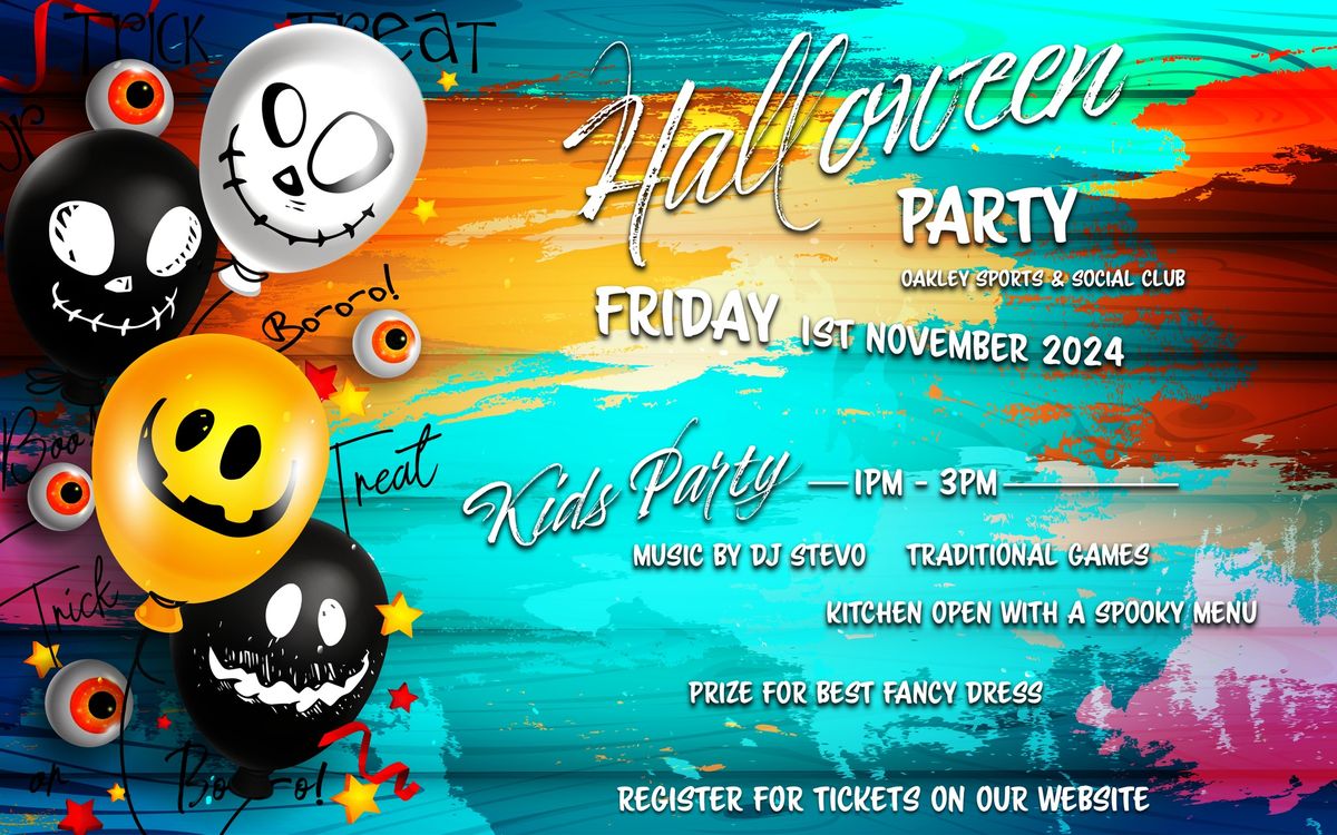 Kid's Halloween Disco :: Oakley Sports & Social Club