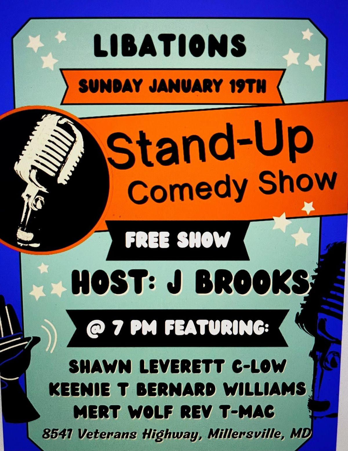 Standup Comedy Night @ Libations (Free Admission)