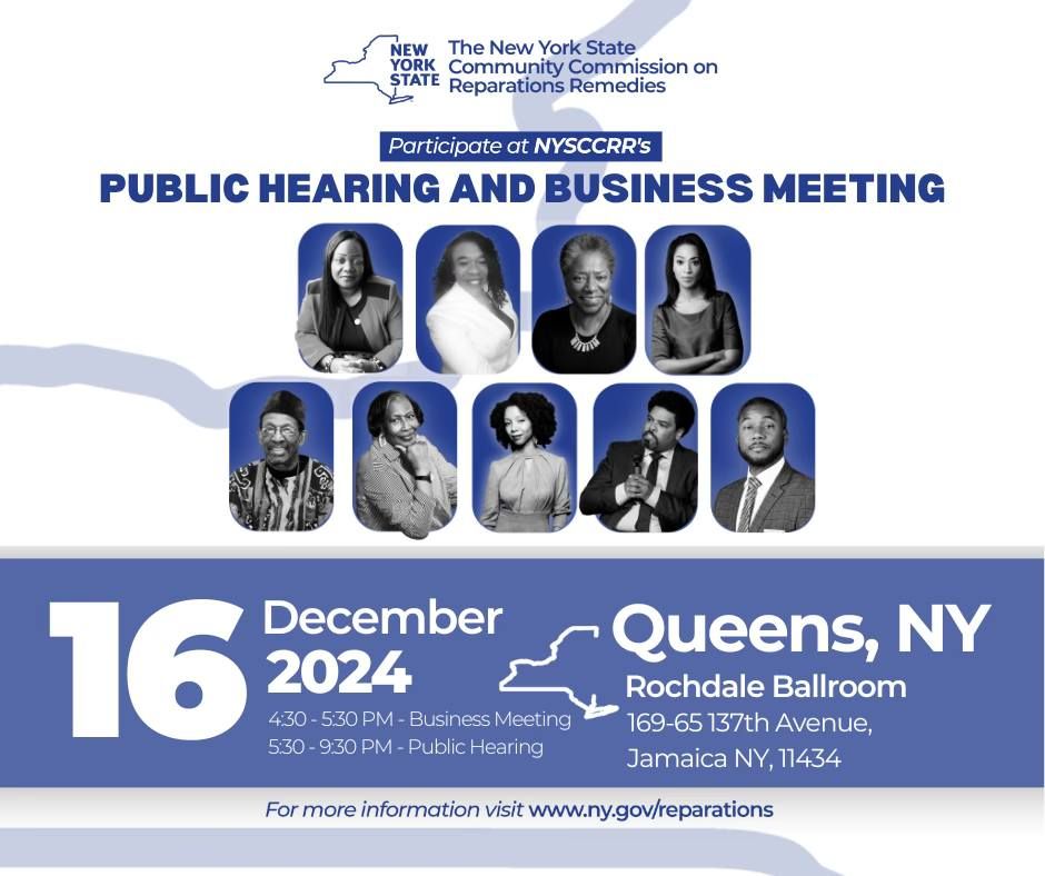 Second Public Hearing and Business Meeting