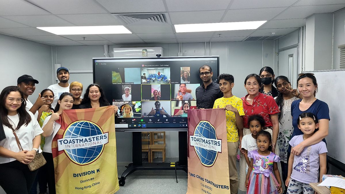 Tung Chung Toastmasters Hybrid Meeting 