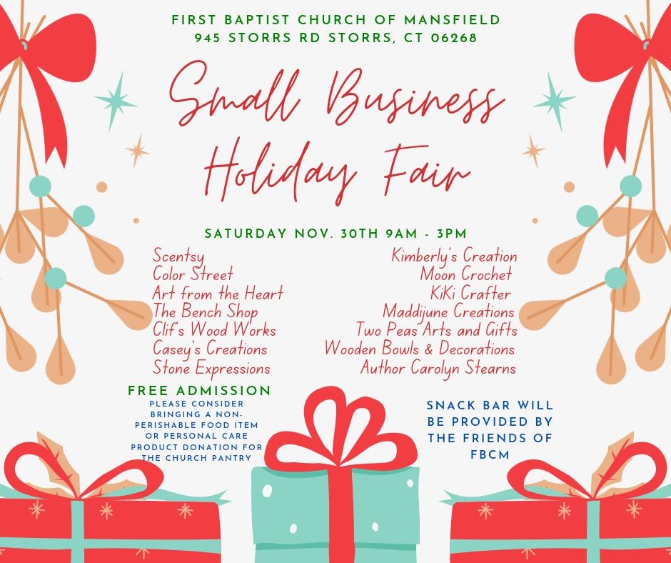 Small Business Holiday Fair