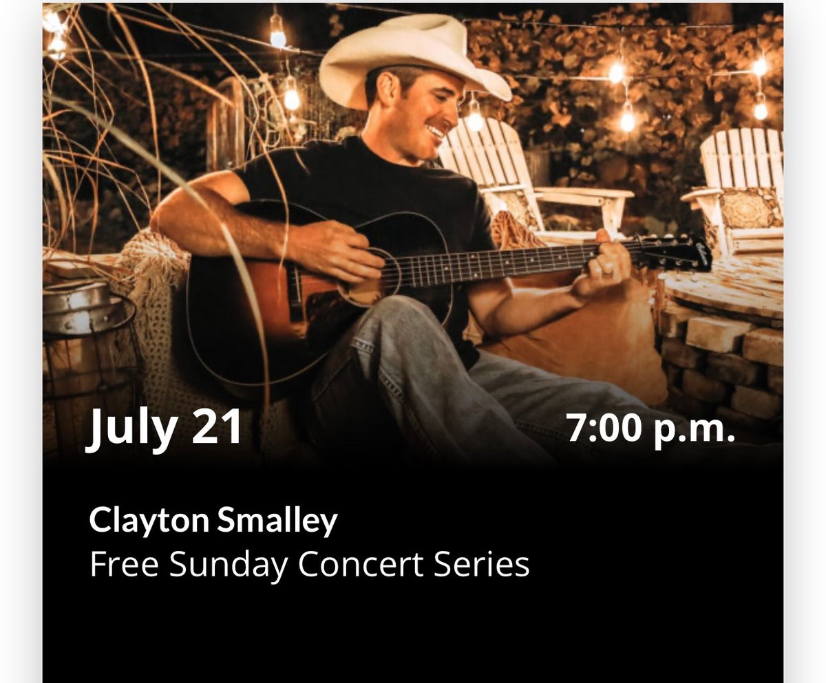Free Sunday Concert Series: Clayton Smalley