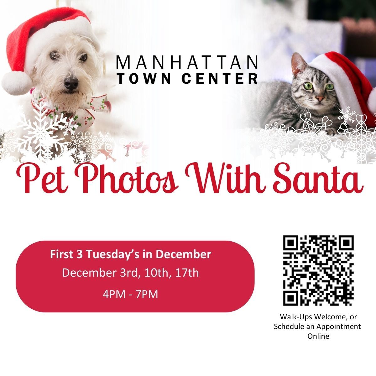 Pet Photos with Santa