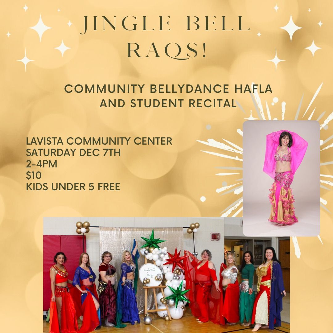 Jingle Bell Raqs Bellydance Community Hafla and student Recital - audience seating! 