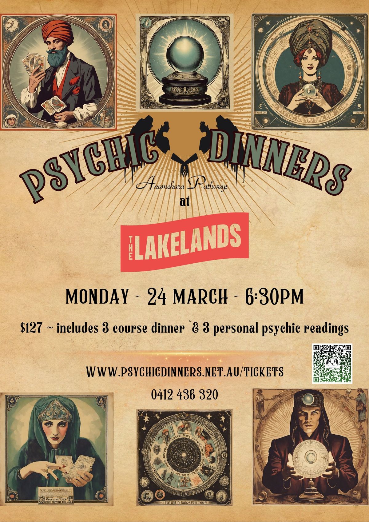 \ud83d\udd2e Psychic Dinner at The Lakelands \ud83d\udd2e