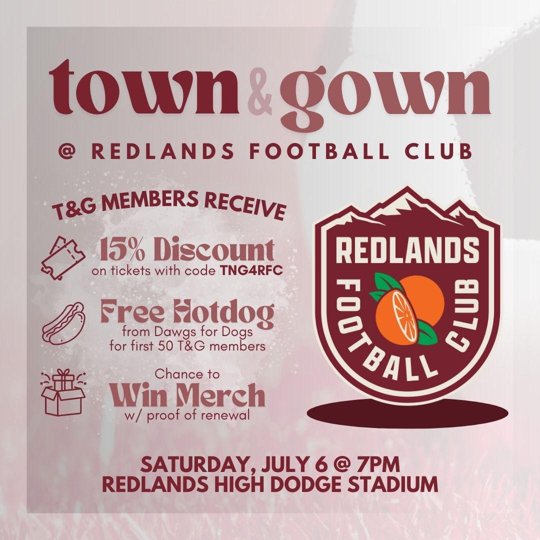 TG Membership Drive at Redlands FC Game
