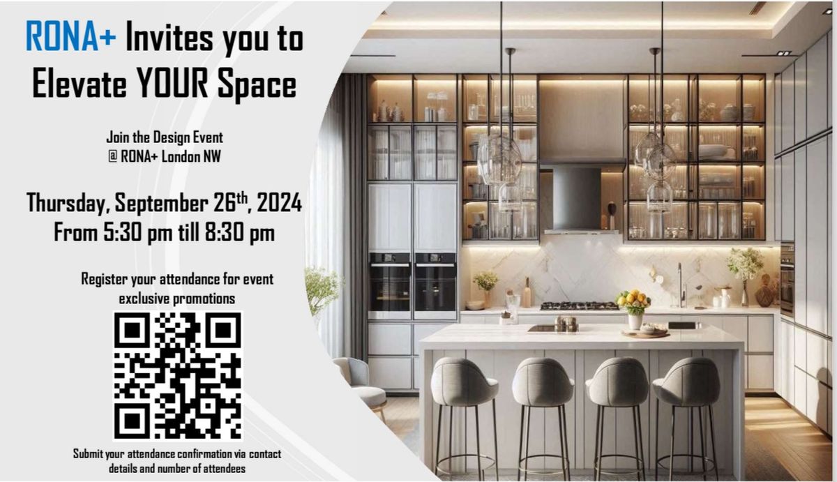 Elevate your Space with our Kitchen Design Event