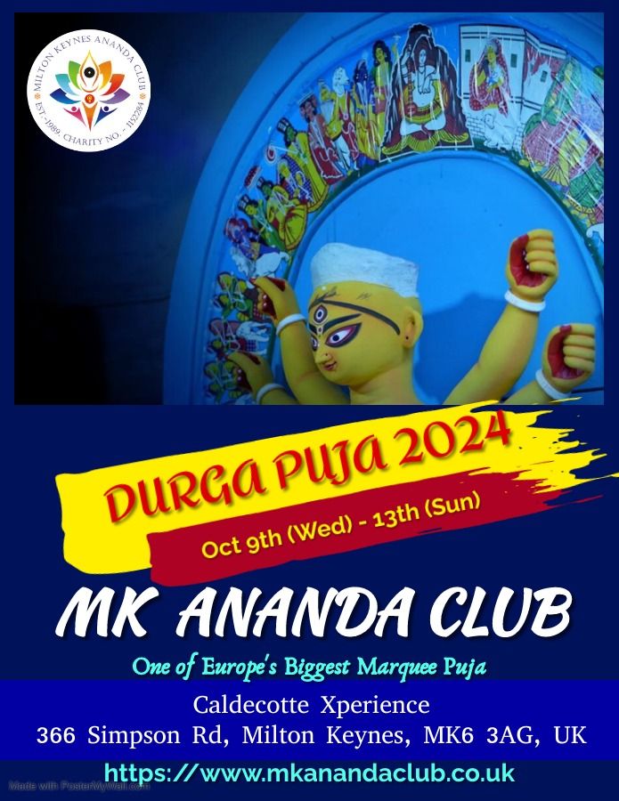 Durga Puja 2024 in Milton Keynes, Buckinghamshire, United Kingdom