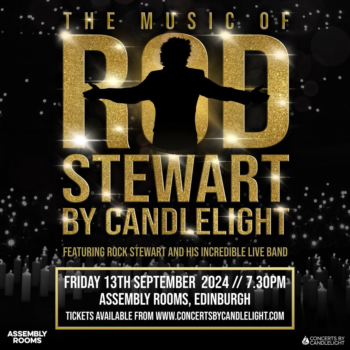 The Music Of Rod Stewart By Candlelight At Assembly Rooms, Edinburgh