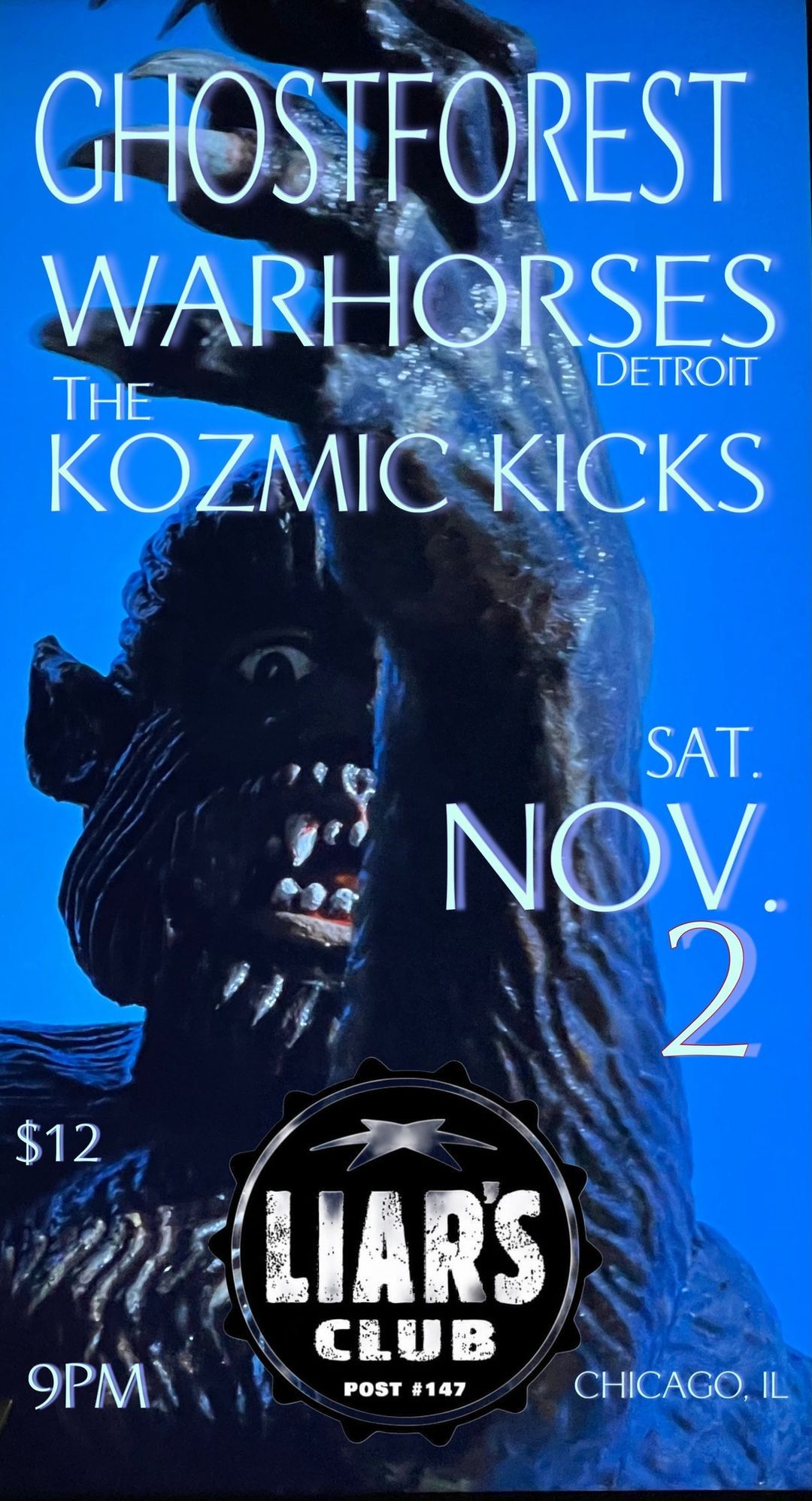 Ghost Forest + Warhorses (Detroit) + Kozmic Kicks 