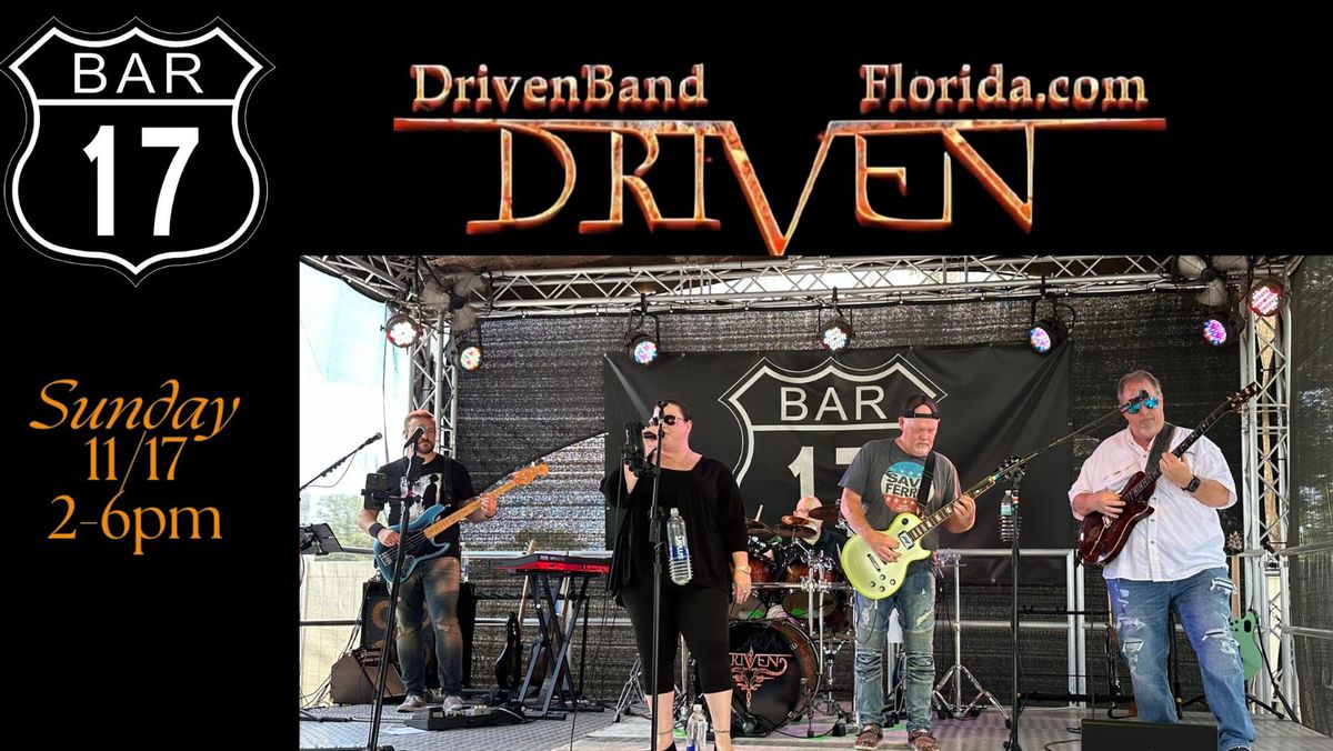 Driven Band for Sunday Funday at Bar 17!!