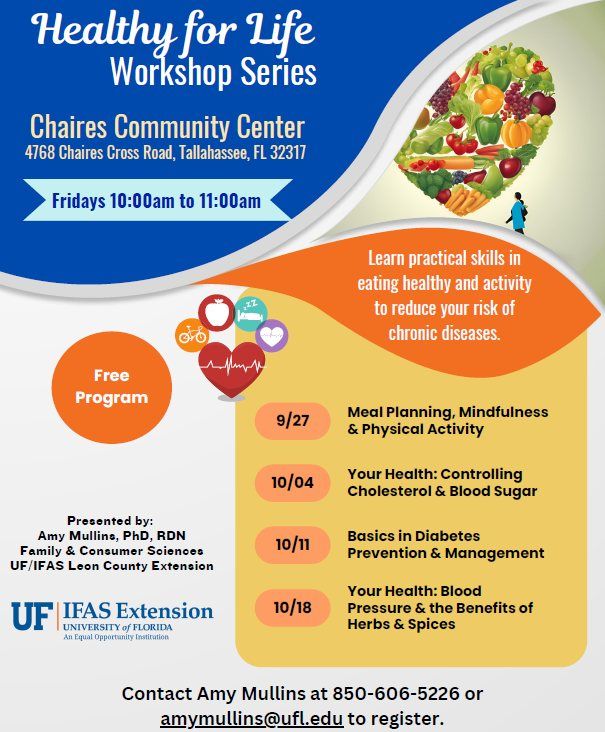 Healthy for Life Workshop Series