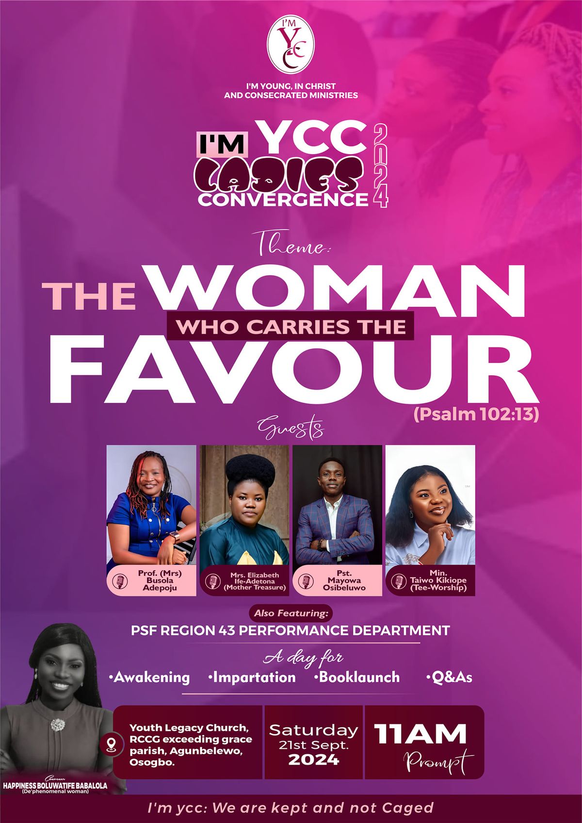 THE WOMAN WHO CARRIES THE FAVOUR