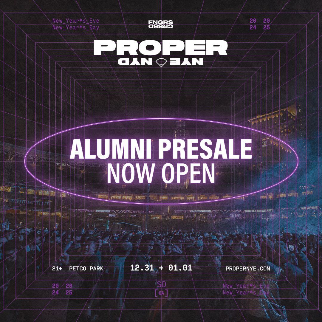 FNGRS CRSSD presents Proper NYE\/NYD 2025 - Tuesday (21+)