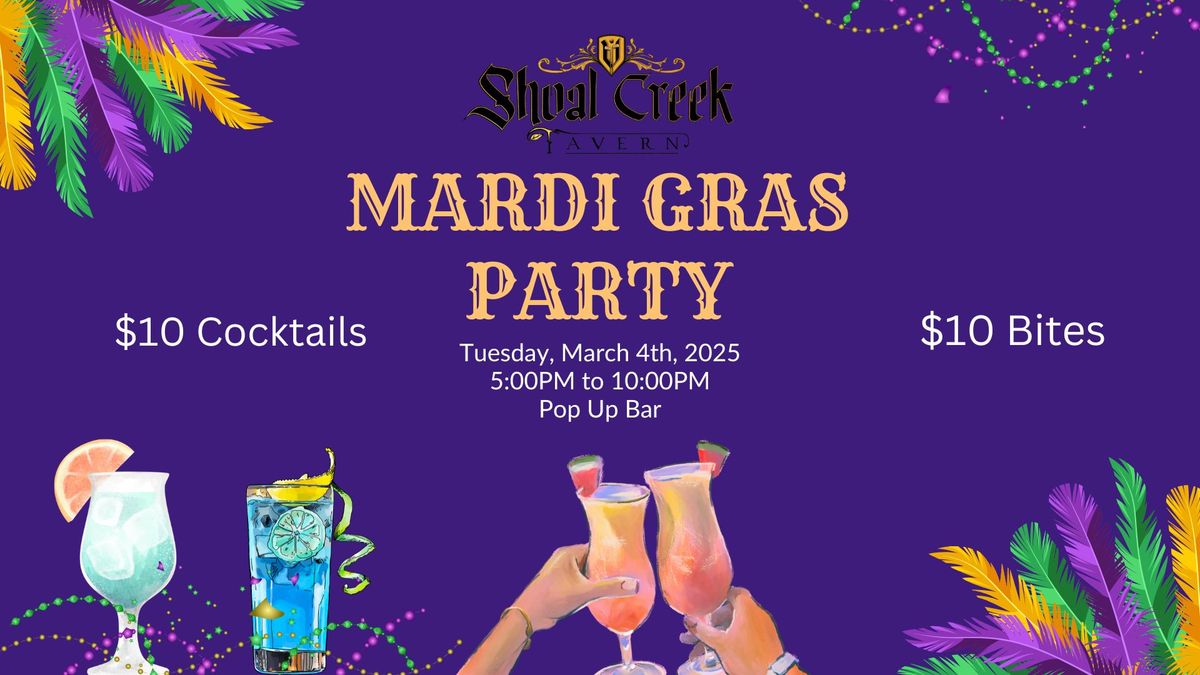 Mardi Gras Pop Up at Shoal