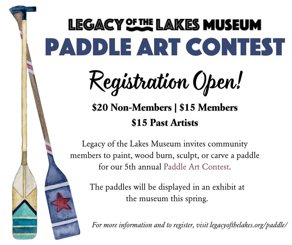 Paddle Art Contest Sign-Up