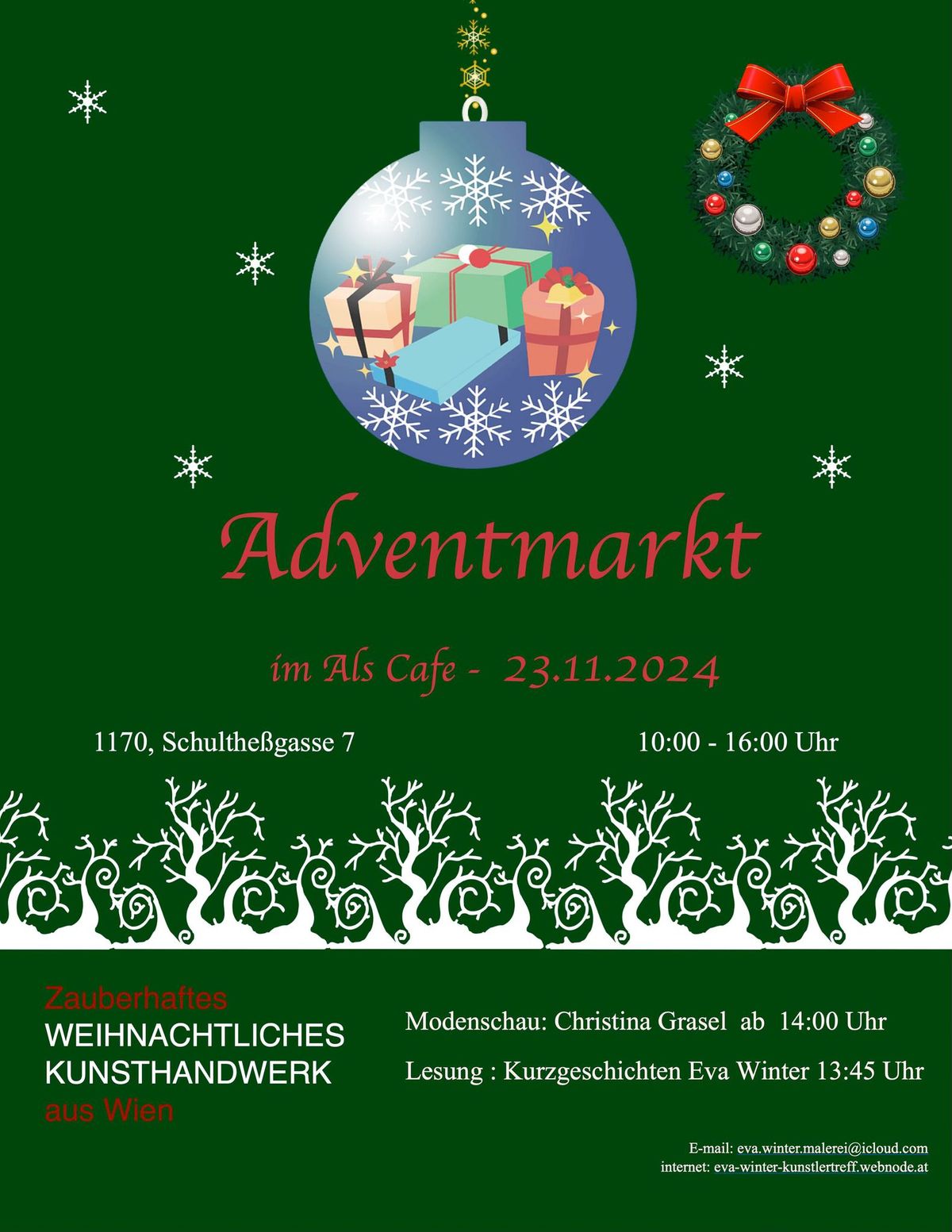 Adventmarkt im Als Cafe