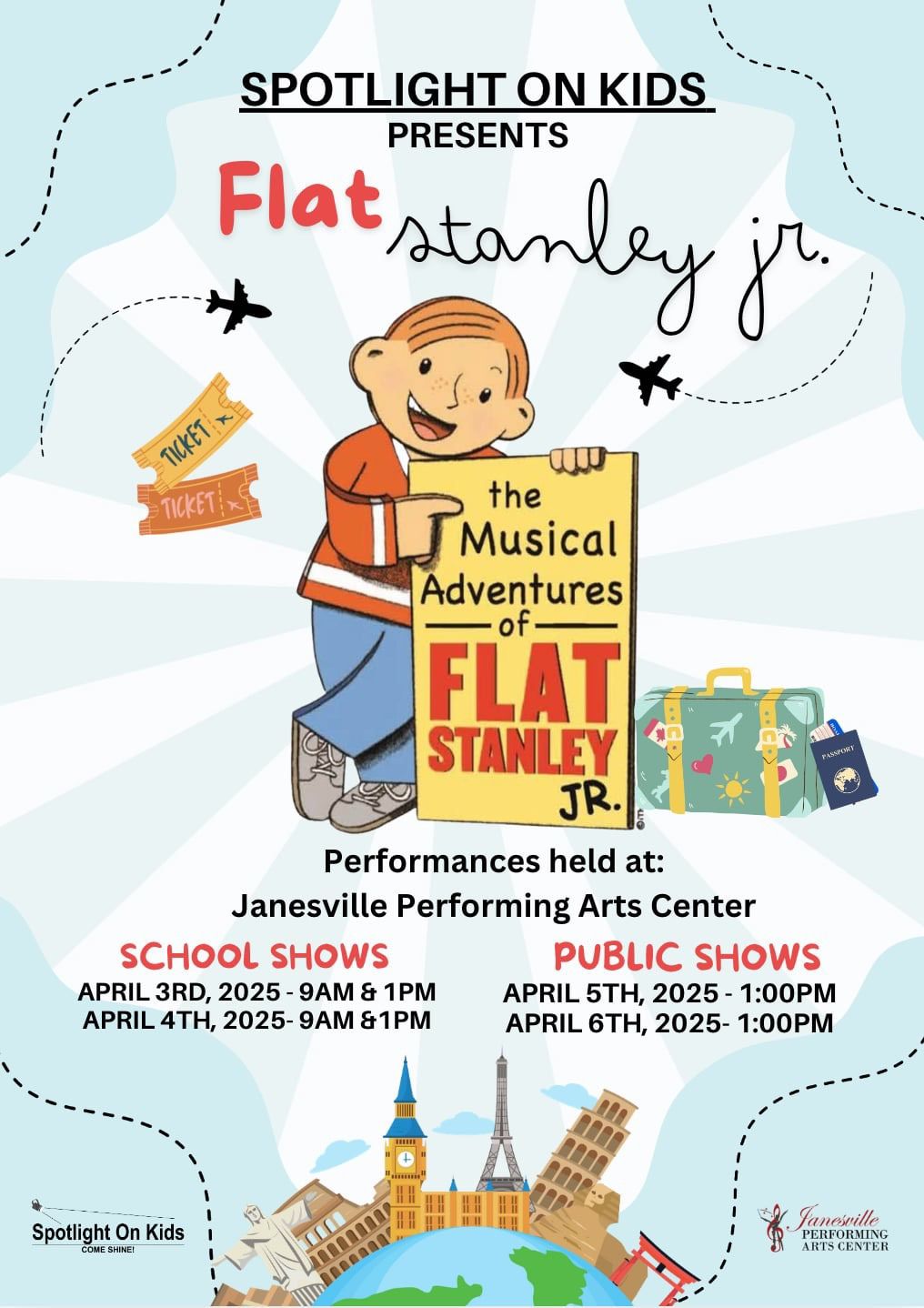 School Shows of The Musical Adventures of Flat Stanley