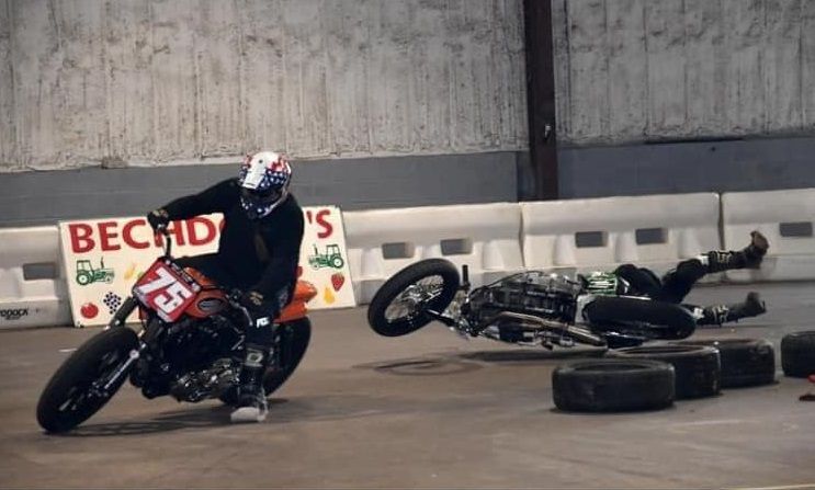 Flat Track Racing Indoor Timonium Point Series by Rowe Racing Feb 8 Maryland State Fairgounds