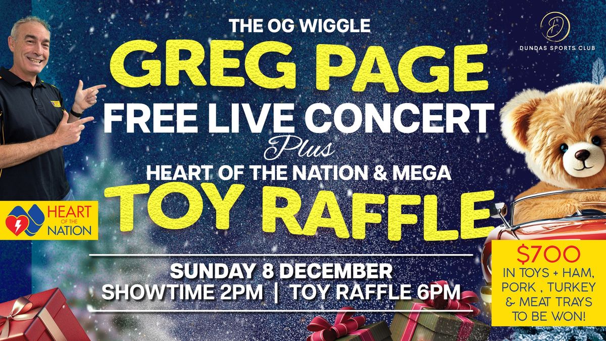 Greg Page - OG Yellow Wiggle + Mega Christmas Raffle