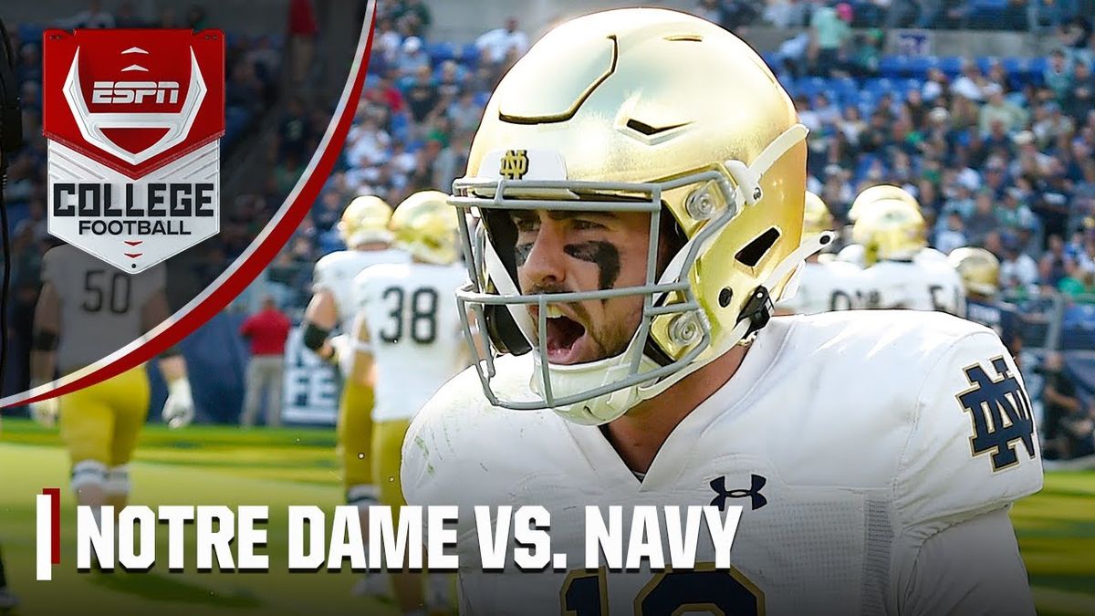 Notre Dame Fighting Irish vs Navy Midshipmen