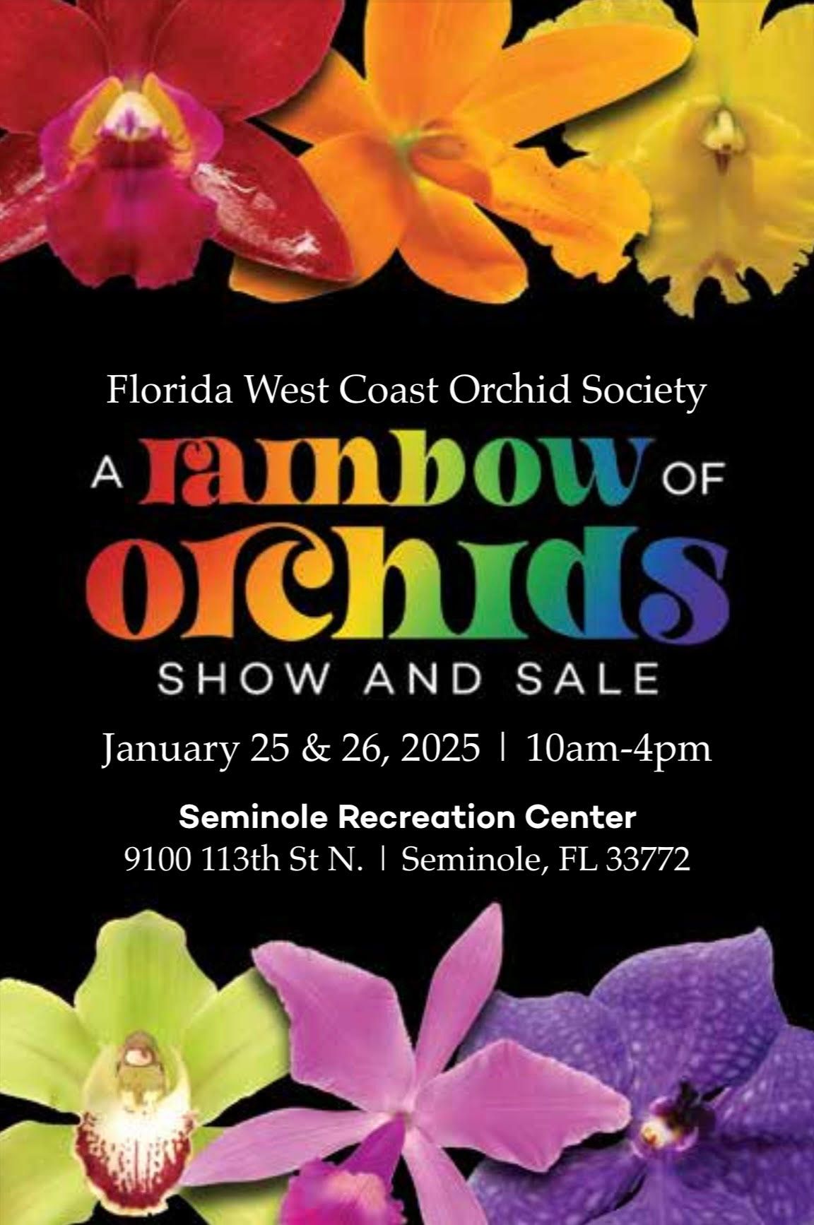 Florida West Coast Orchid Society Annual Show & Sale - 2025 - FWCOS