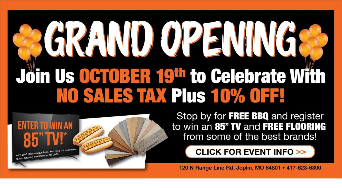 Flooring Liquidators of Joplin - Grand Opening