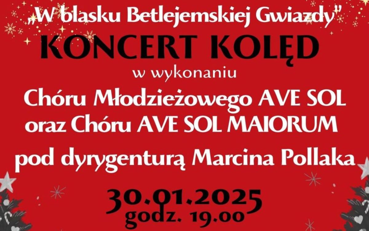 Koncert \u015bwi\u0105teczny ch\u00f3ru Ave Sol