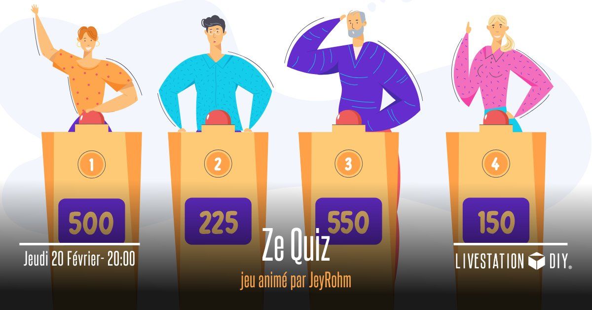 Quiz avec JeyRohm