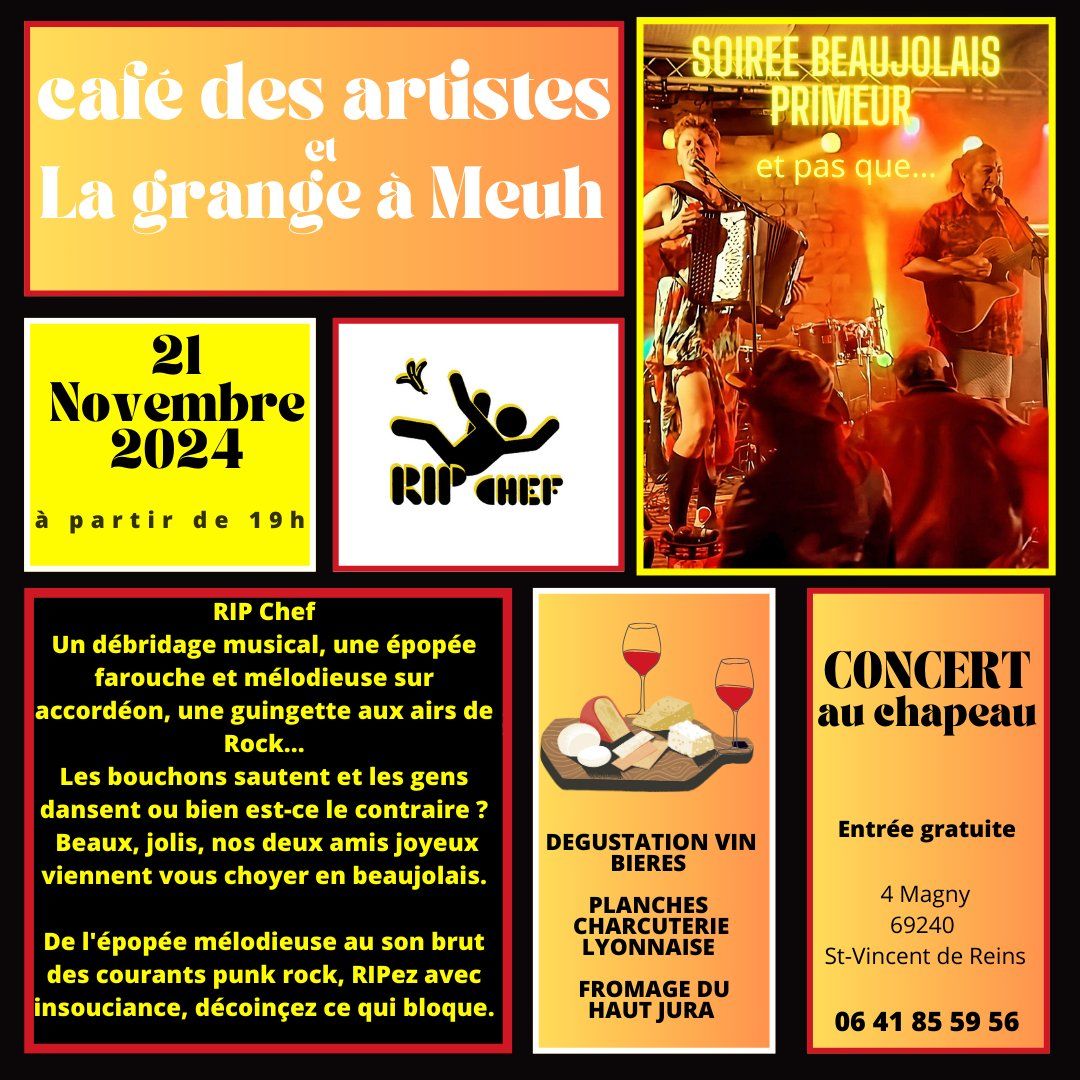 CAF\u00c9 DES ARTISTES et LA GRANGE A MEUH\/\/ 21 NOVEMBRE 2024 \/\/ CONCERT 