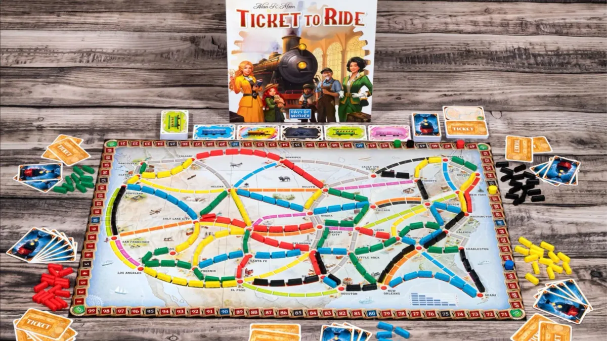 Board Game Fun & Learn Ticket to Ride at the Bowie Library