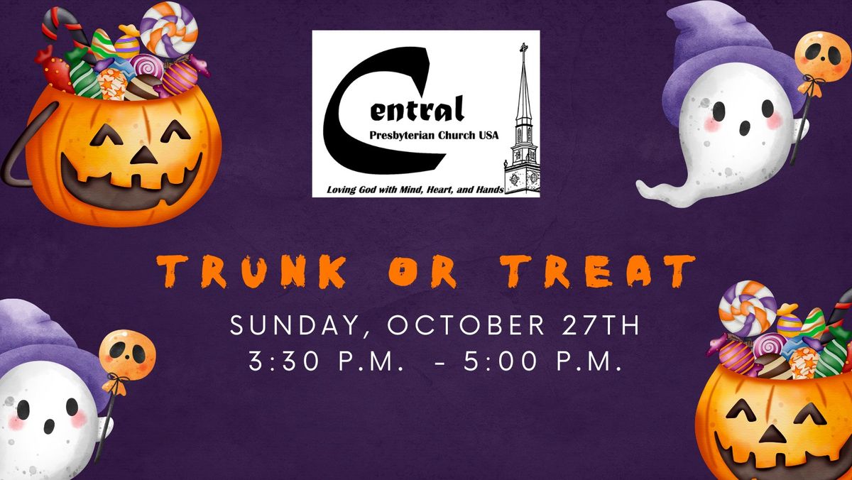 Trunk or Treat at Central Presbyterian 