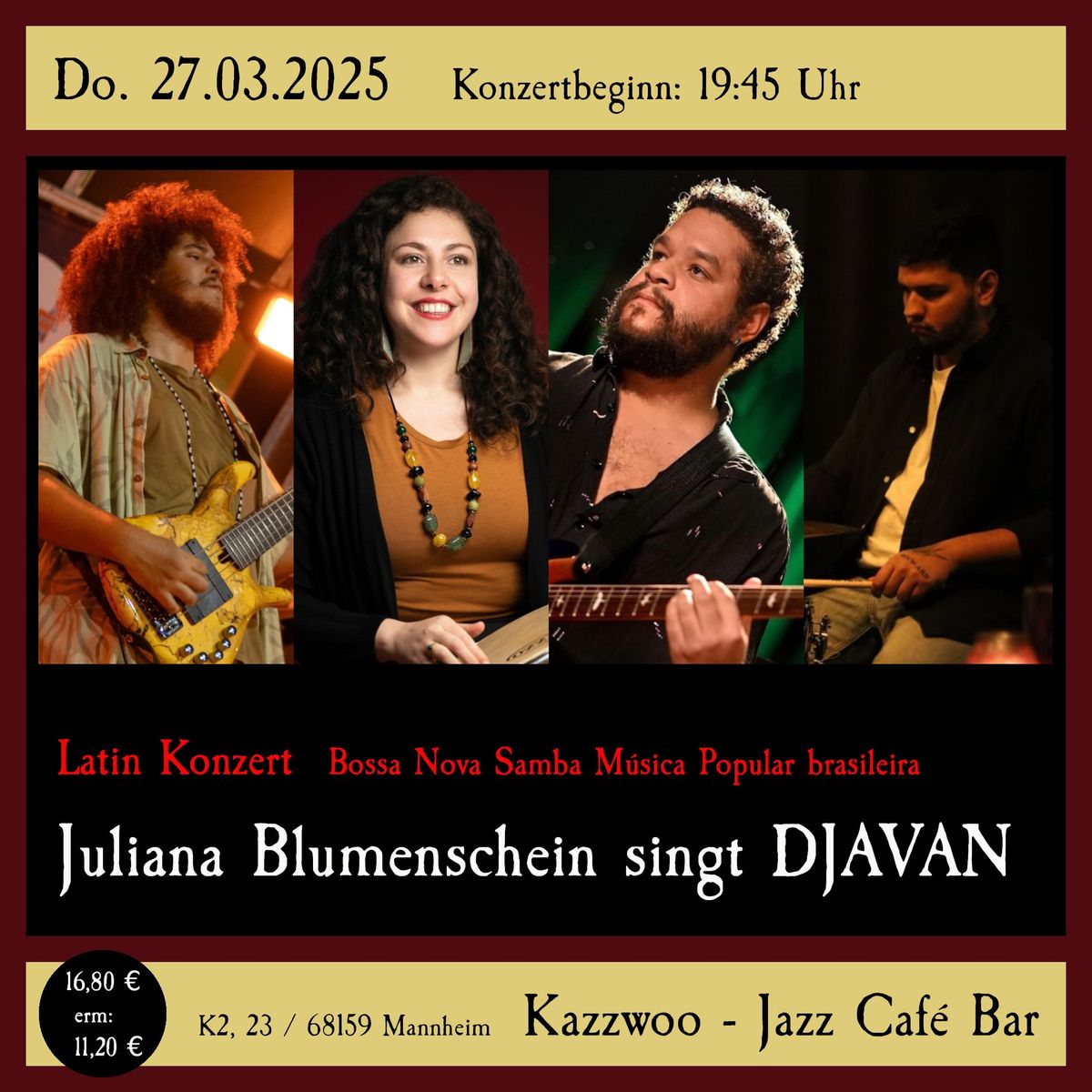 Juliana Blumenschein singt DJAVAN