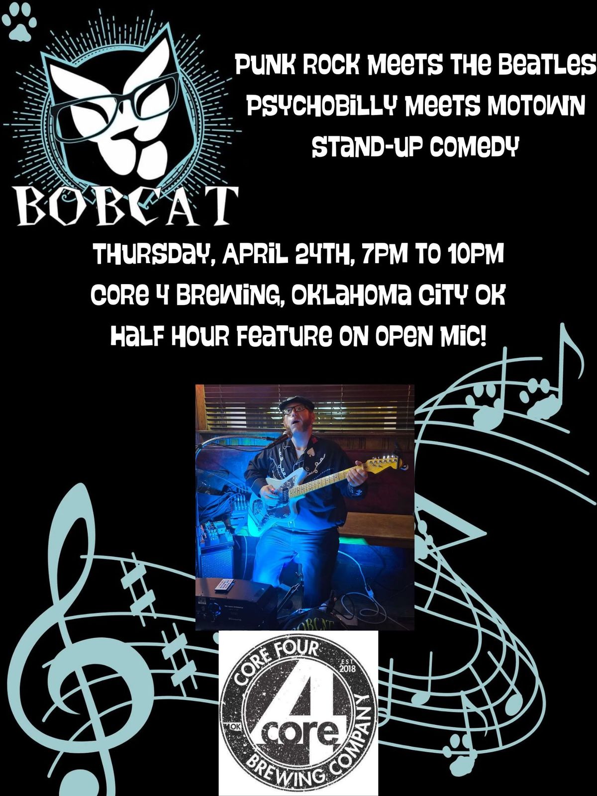 Bobcat Live at Core4 Brewing, Oklahoma City OK