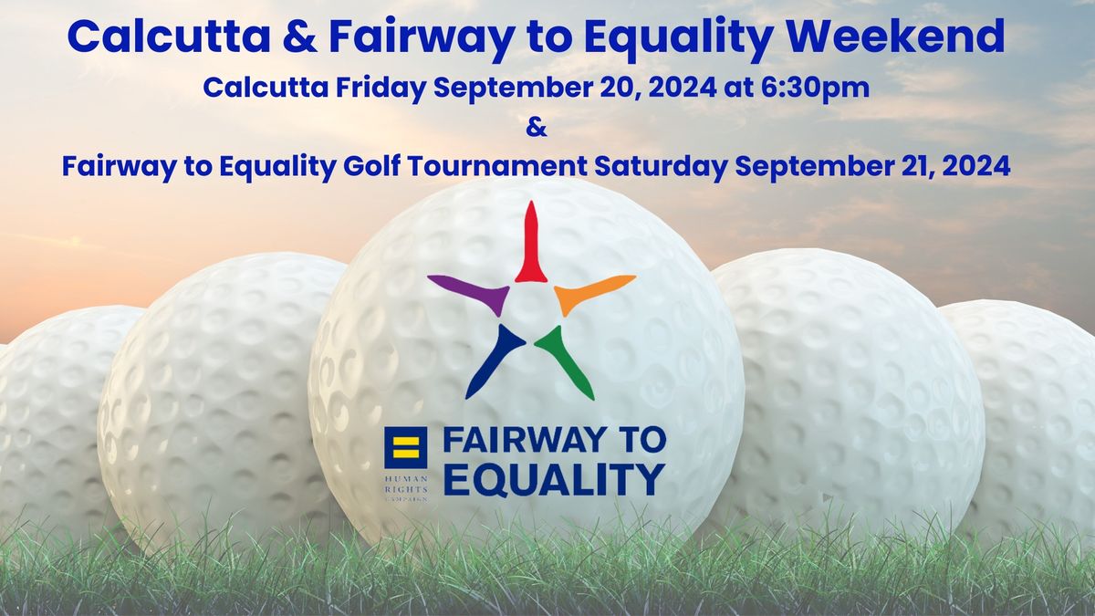 DFW HRC Calcutta & Fairway to Equality Weekend