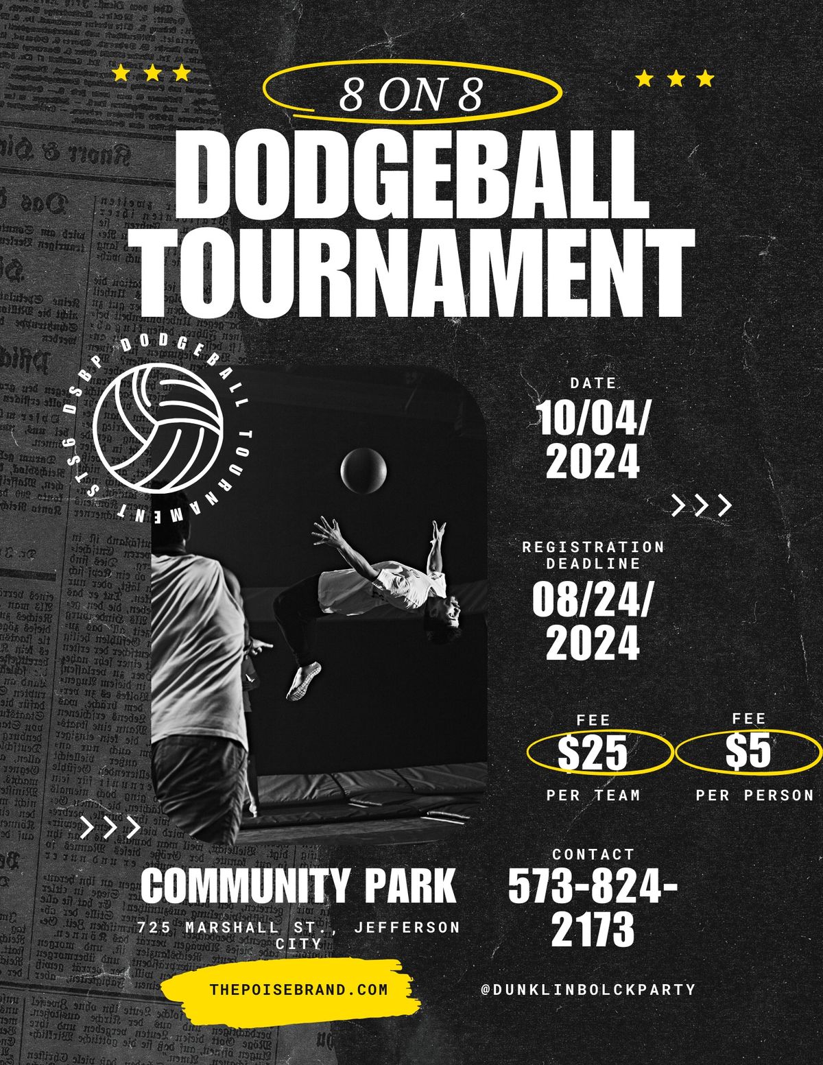 BCB YOUTH PROGRAMS DODGEBALL TOURNAMENT 