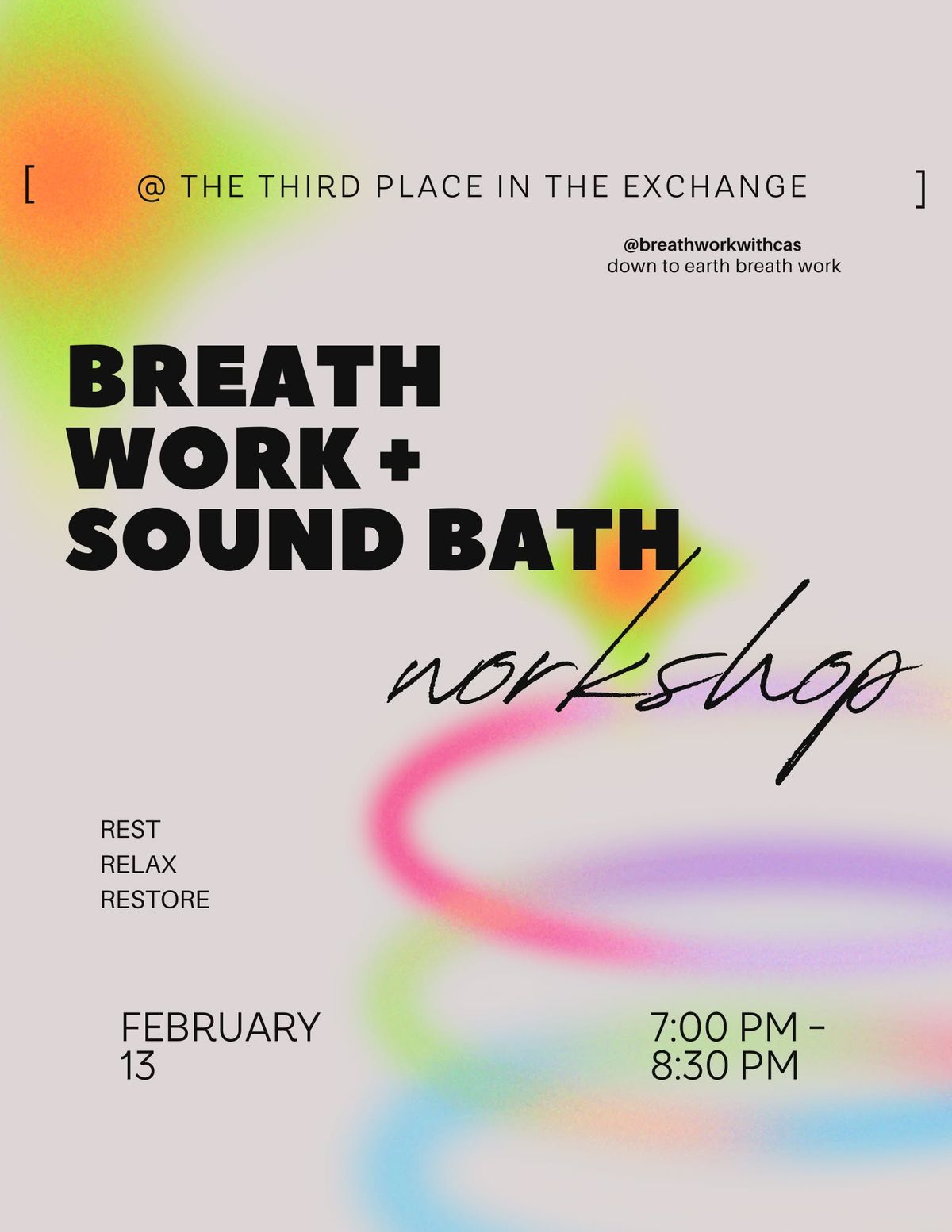 Breath Work + Sound Bath 